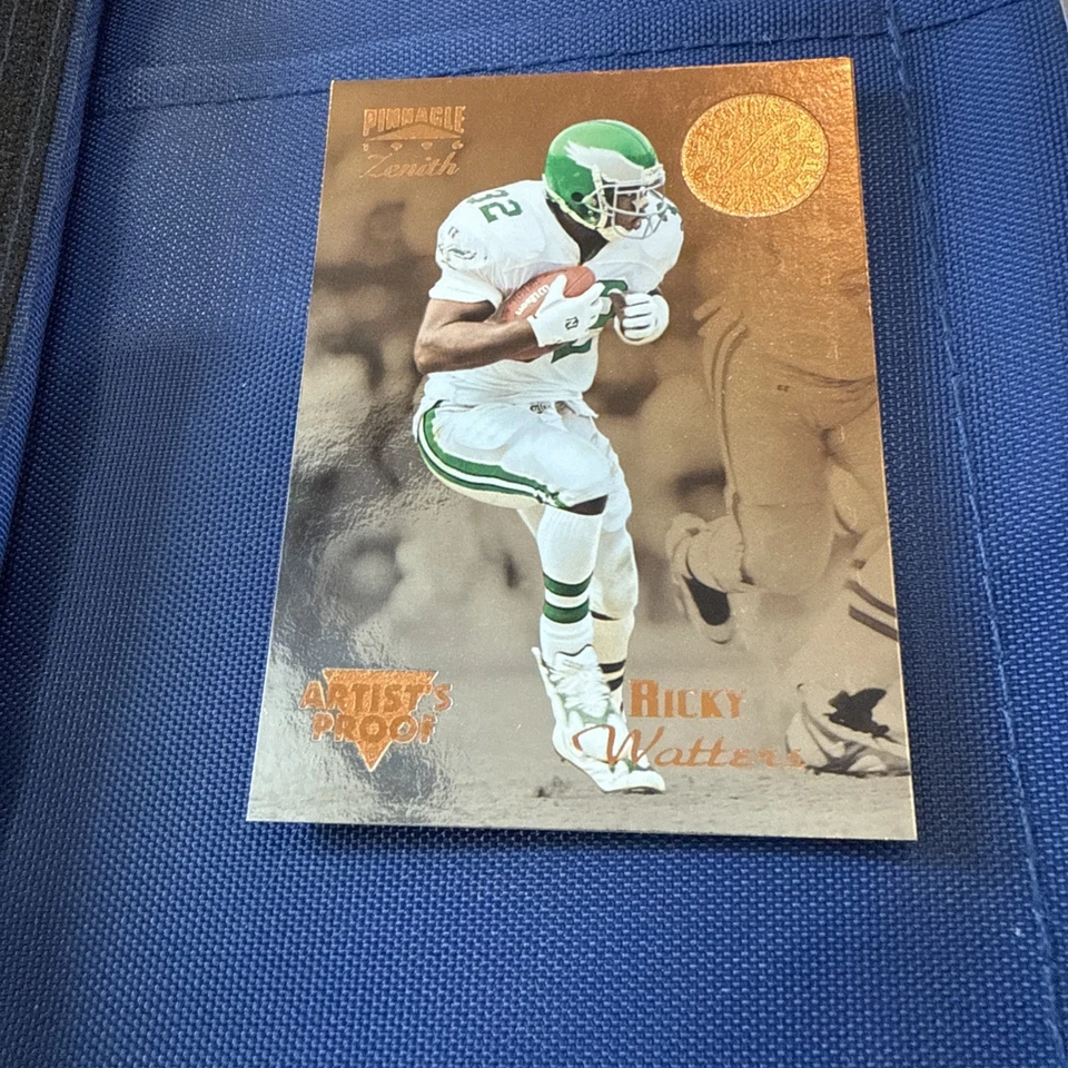 1996 Pinnacle Zenith - Proof Positive Ricky Watters #Z-135 Artist's Proof - Image 2 of 4
