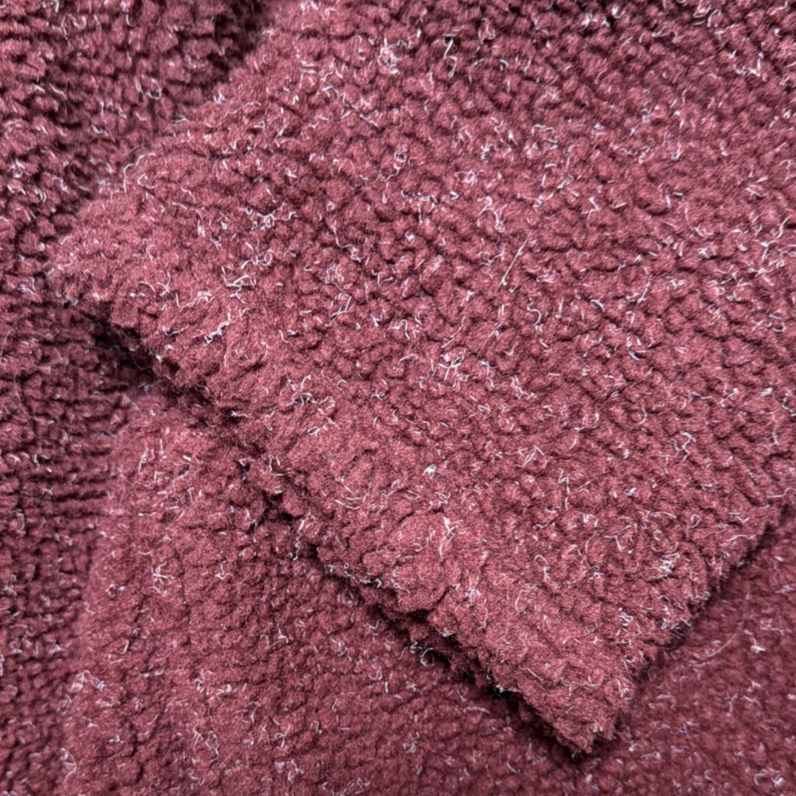 Totes Burgundy Button Collared Jacket Womens Soli… - image 6