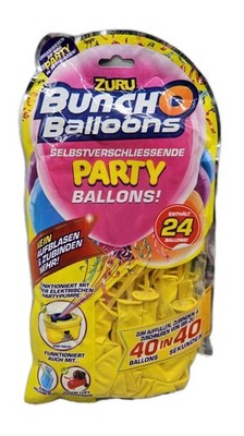 Zuru Bunch O Balloons Party Nachfüllpack mit 24 Ballons in Gelb. NEU & OVP