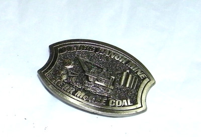 Kerr-McGee Coal Corp Jacobs Ranch Mine Drag Shovel & Dump Truck Belt Buckle