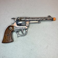 Stevens Buffalo Bill Cap Gun 1955 W/ Custom Replacement Grip - Working