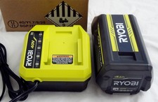 Genuine Ryobi 40V 4 Ah Lithium Ion Battery With Fast Quick Charger OP40404VNM