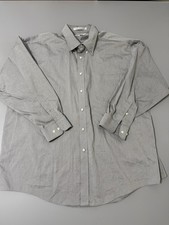 Enro Ultra Pinpoint Pima Cotton Oxford Shirt 18.5 34-35 Big. K10
