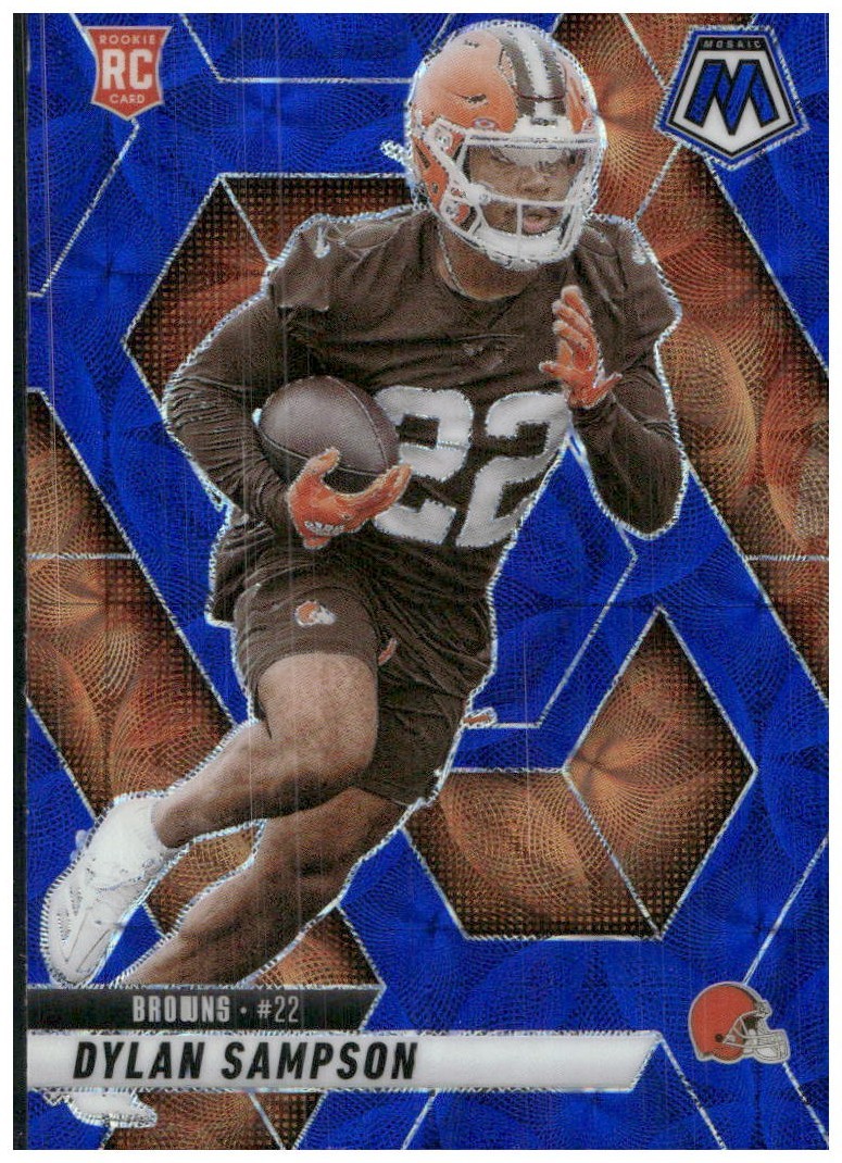 2025 Mosaic Blue Scope Prizm Dylan Sampson #355 Browns RC