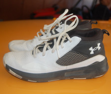 Under Armour Shoes 6.5 Youth Black White Hi Top Basketball GS Lockdown 5 IN BOX
