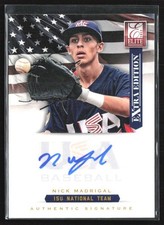 2012 Panini Elite Extra Edition Baseball 18U National Team Autographs Guide 31
