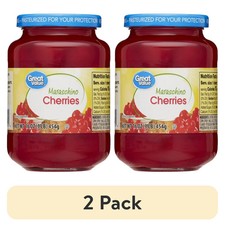 Great Value Maraschino Cherries, 2 pack  16 oz