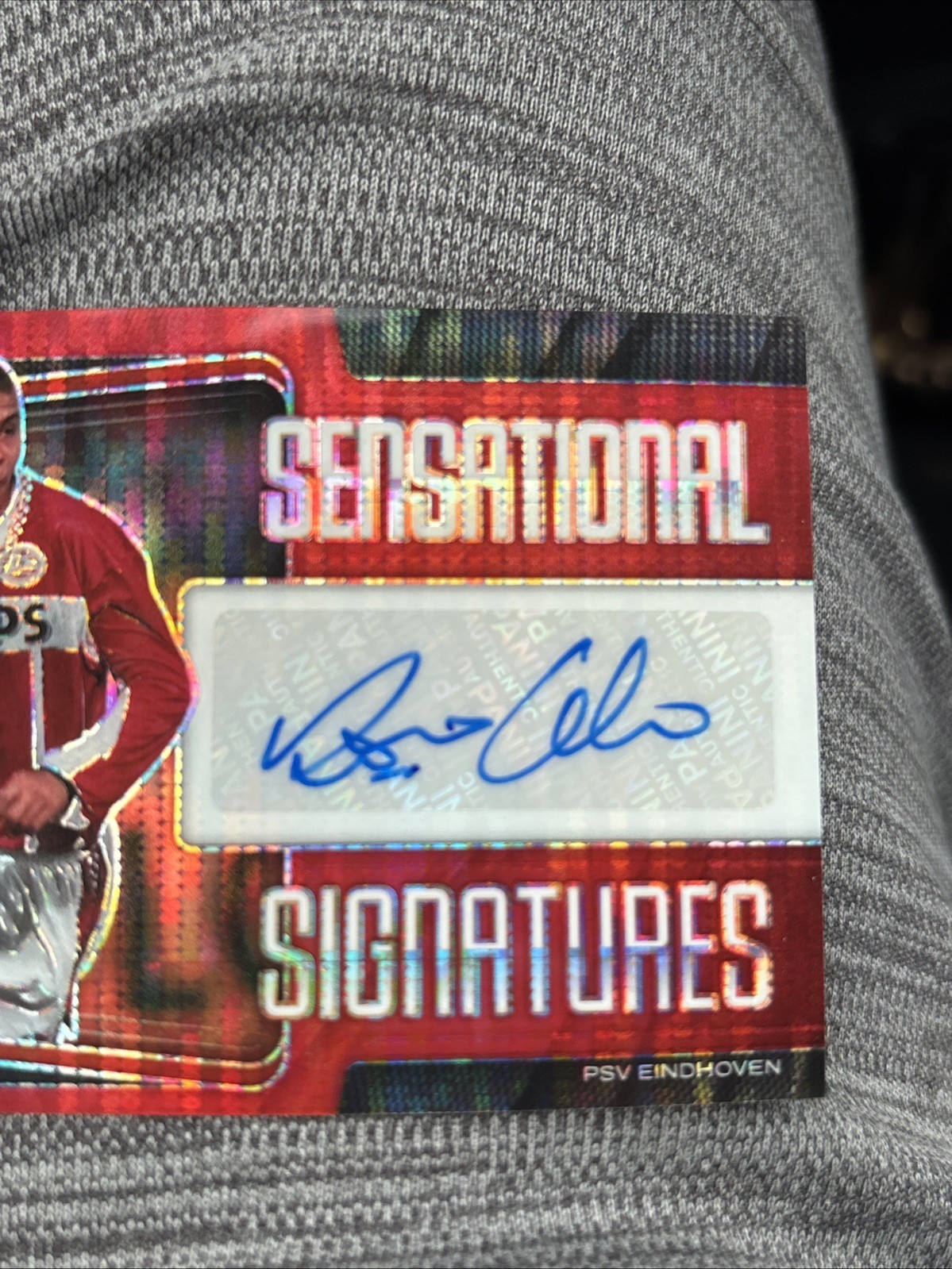 2025-26 Prizm Ronaldo Sensational Signatures Color Match Auto- A True Legend view 2