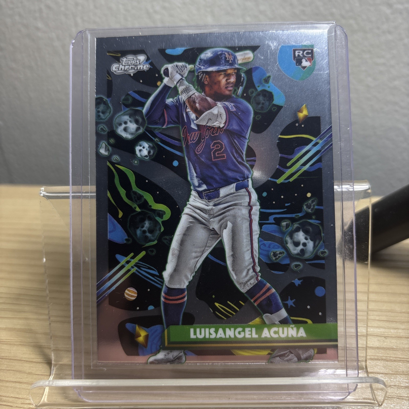 2025 Topps Cosmic Chrome Luisangel Acuna  #24 RC New York Mets