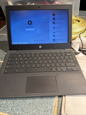 HP Chromebook 11 G8 EE - 11.6'' Laptop - 4GB RAM - For Parts/Managed - Gray