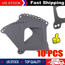 10 Pack Holley Edelbrock QFT Carb Base Flange Gasket Open Carburetor 4BBL 4150