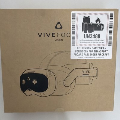 HTC VIVE Focus Vision VR Headset Complete Kit - Untested - Open Box