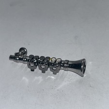 New Clarinet Charm Sterling Silver 3d 925 School Band Charm