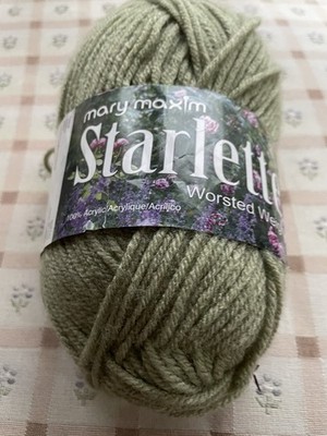 Mary Maxim Starlette Yarn Willow Acrylic/Polyester 3.5oz/