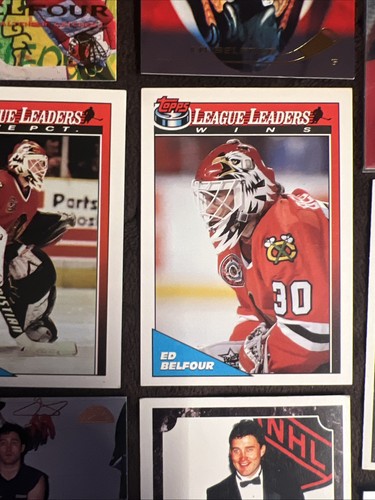 Ed Belfour 28 Card NHL Ice Hockey Trading Card Lot The Eagle ๐ฆ
Blackhawks HOF - Picture 12 of 16