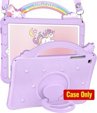 Cute Cartoon 3D Design Case for Samsung Galaxy Tab S6 Lite 10.4" - Rotating Stan