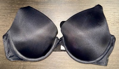 PINK Victorias Secret Black Push-Up Bra Padded Underwire Everyday Essentials 36B