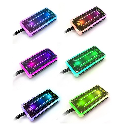 Rgb Case Fan Motherboard Controller Strong Penetration Music Sensoring Rhy BUU - Photo 5/8