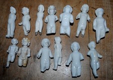 13 antique German larger bisque/china charlotte dolls, 1217