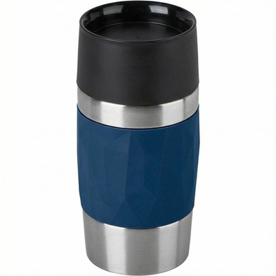 Emsa Isolierbecher Travel Mug Compact N21608 | 0,3 l | Edelstahl, Silikon