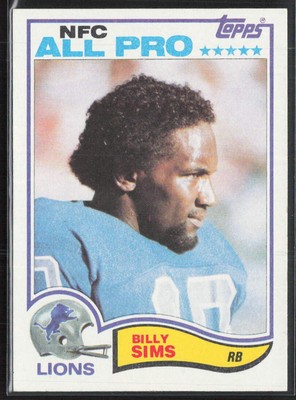 1982 Topps #349 Billy Sims | eBay