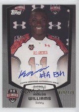 2014 Bowman 2011 Topps Under Armour All-America Game Karlos Williams Auto 0d4