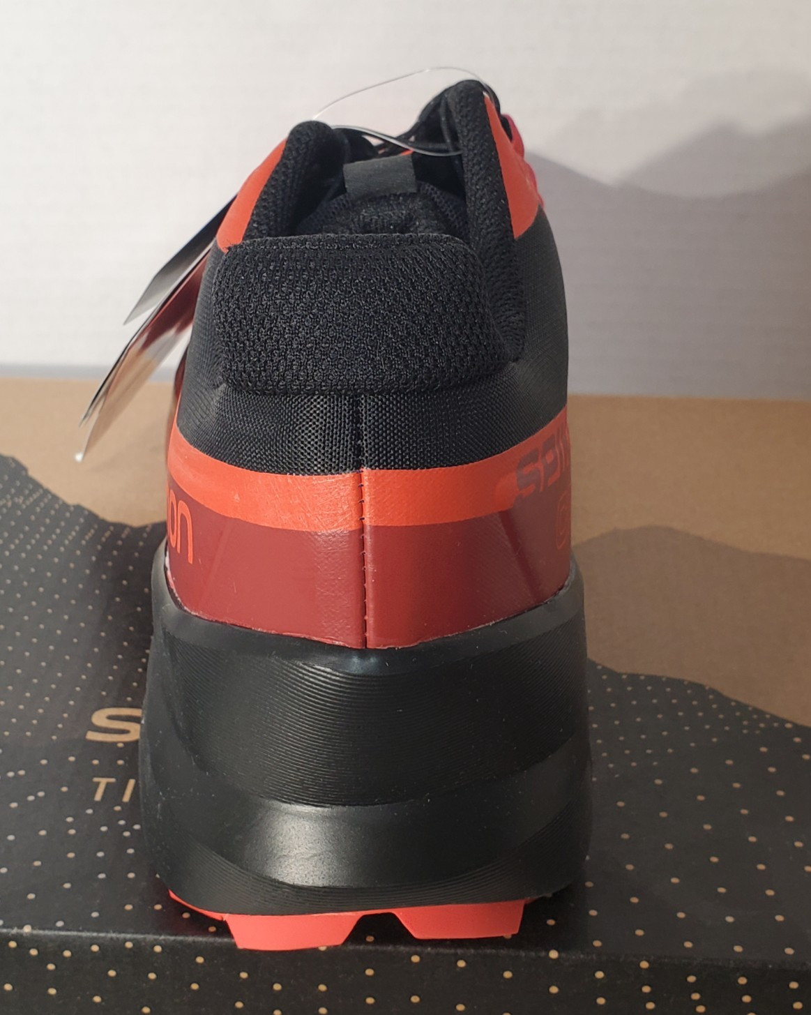 Salomon Spikecross 5 GTX Black/Red Men's 9.5 LIMITED SNOW ICE GORE-TEX