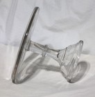 Antique late 1800s EAPG banded clear glass cake stand — photo 6