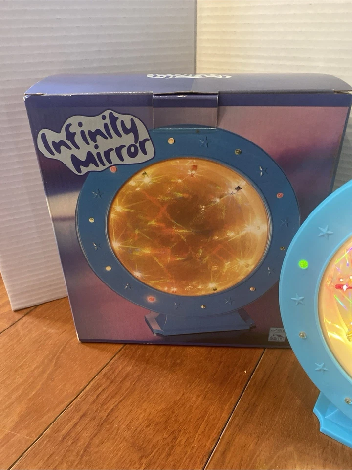 De colección ALCO Teal Infinity Espejo Luz 3D Show Nuevo Caja Abierta Funciona Foto 2 de 4