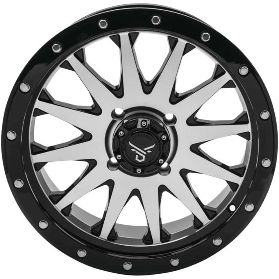 Rueda de vagón QuadBoss 18x7, 4/137, 5+2, negra/mecanizada RT-GW106187137BMA Foto 3 de 4