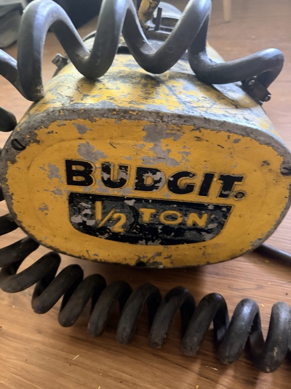 Budgit 1/2 Ton Electric Chain Hoist w/ Chain and Hook