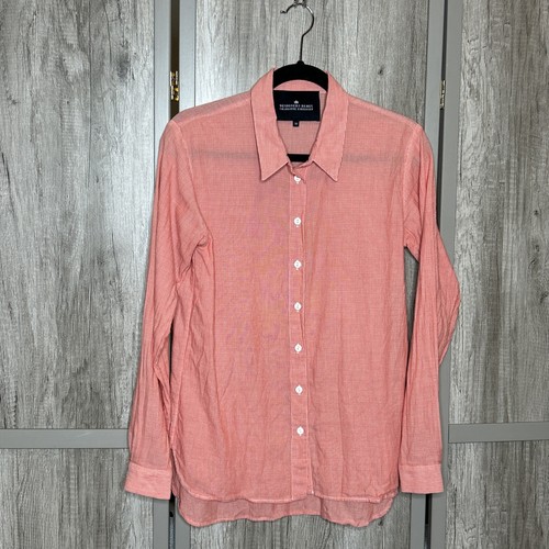 Designers Remix Charlotte Eskildsen Button Down Shirt Women Size 36 Milla Stripe