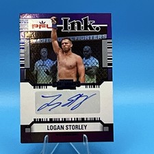 2025 Panini Contenders PFL Ink Logan Storley MMA Autographed Card PF-LST