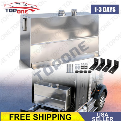 #ad #ad 50 Gallon Upright Aluminum Hydraulic Reservoir Tank For Dump Truck Trailer $578.99