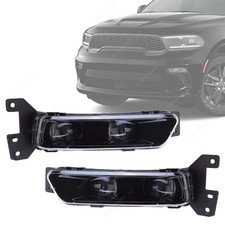 Pair Bumper Led Fog Light Driving Lamp For Dodge Durango Jeep Cherokee 2017-2023 Pair Bumper Led Fog Light Driving Lamp For Dodge Durango Jeep Cherokee 2017-2023