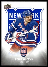 2025-26 Upper Deck Centennial New York Rangers Eddie Olczyk #45
