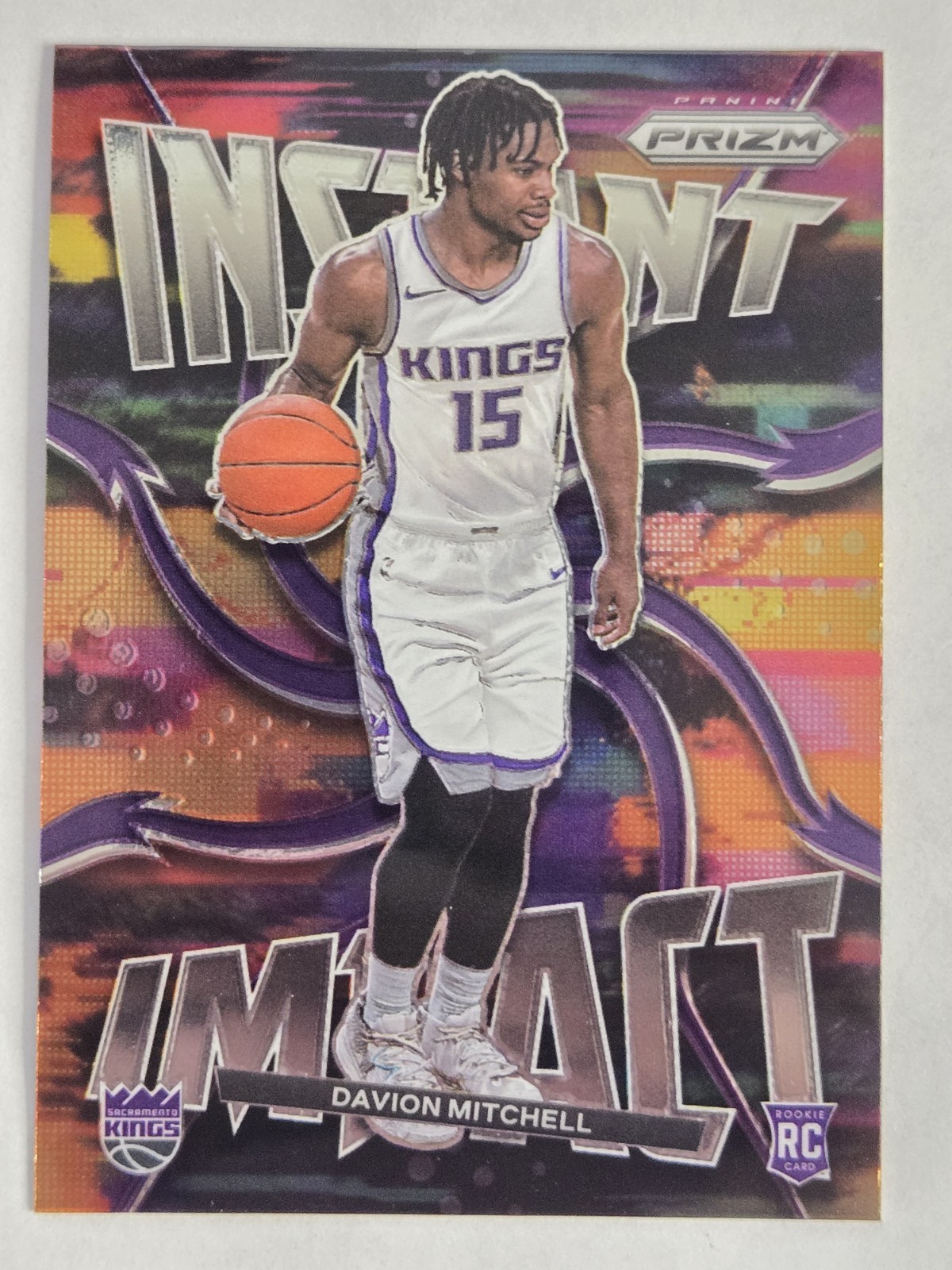 Davion Mitchell 2021-22 Panini Prizm - Instant Impact #19 Rookie