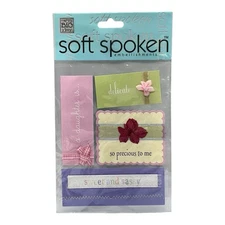 Daughter Dimensional Scrapbooking Stickers 4 Pc Me & My Big Ideas NEW