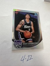2025-26 Bowman Nique Clifford Red  Chrome RC Rookie #BCV-24 Kings