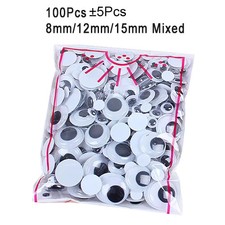 100pcs/200pcs Self adhesive Googly Wiggle Eyes for DIY Scrapbooking Crafts