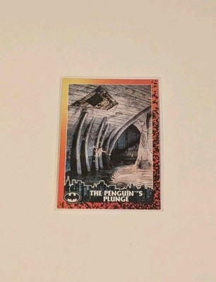 Batman Returns 1992 Topps The Penguin's Plunge 81