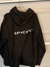 Vintage 2002 SpaceX Pullover Hoodie Mens Large Elon Musk