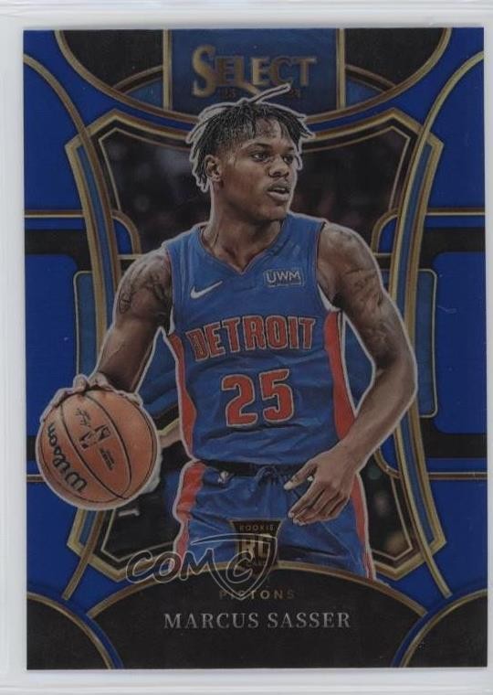 2023-24 Panini Select Mezzanine Level Blue Prizm Marcus Sasser #303 Rookie RC