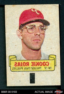 1966 Topps Rub Offs  Cookie Rojas  Phillies 1.5 - FAIR