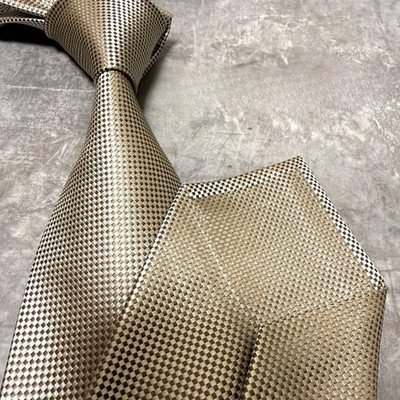 TOM FORD 100 % Seide Krawatte Silber