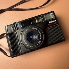 Nikon One Touch L35AF2 L35 AF2 Pikaichi 35mm Point and Shoot Film Camera WORKS