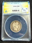 1910 BARBER QUARTER  ANACS G 4 411