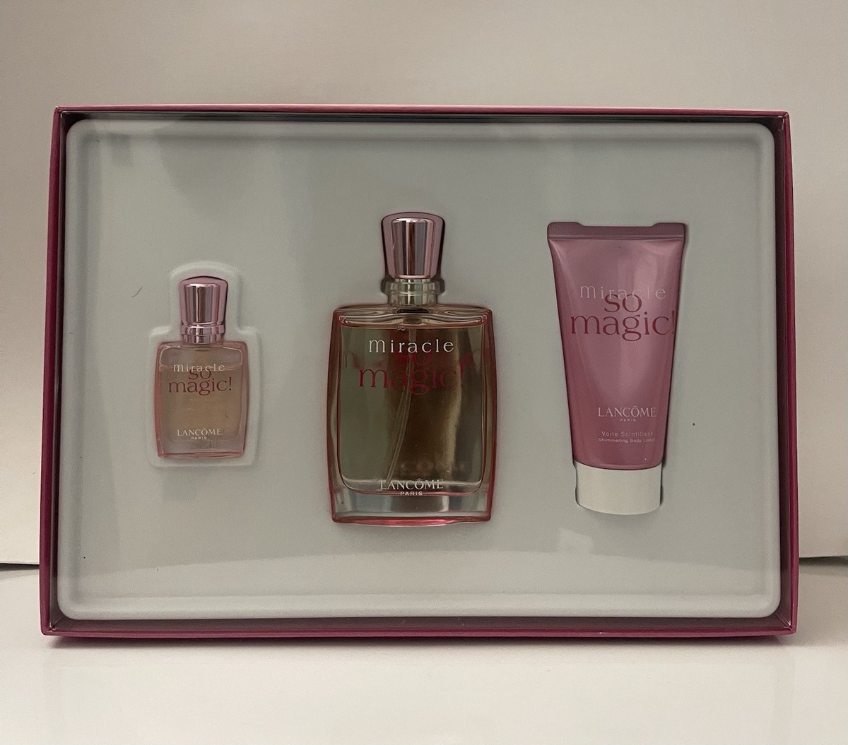 Lancome Miracle So Magic Set Parfum 1.7 oz - Vintage Discontinued
