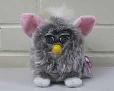 Vintage Y2K "Grey Wolf" Furby Plush Hasbro Tiger Electronics 1998 700-80