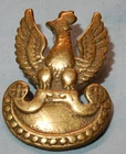 WW2 ERA POLISH MILITARY INFANTRY CAP BERET BADGE POLSKA POLAND WORLD WAR II
